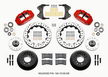 Cargar imagen en el visor de la galería, Wilwood Narrow Superlite 6R Front Hub Kit 12.88in Drill Red WWE ProSpindle (5x4.75in 5x5.00in Hub)