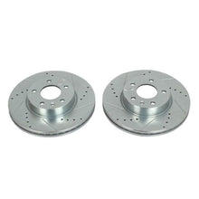 Cargar imagen en el visor de la galería, Power Stop 13-18 Cadillac ATS Front Evolution Drilled &amp; Slotted Rotors - Pair