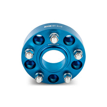 Cargar imagen en el visor de la galería, Mishimoto Borne Off-Road Wheel Spacers - 5x127 - 71.6 - 45mm - M14 - Blue