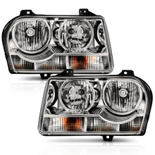 Cargar imagen en el visor de la galería, ANZO 2005-2010 Chrysler 300 Crystal Headlight Chrome Amber