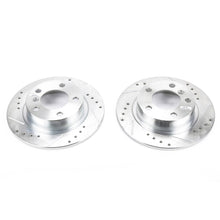 Cargar imagen en el visor de la galería, Power Stop 11-16 Mini Cooper Countryman Rear Evolution Drilled &amp; Slotted Rotors - Pair