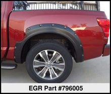 Cargar imagen en el visor de la galería, EGR 2017 Nissan Titan Bolt-On Look Fender Flares - Set - Black Matte (796005)