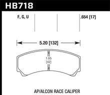 Cargar imagen en el visor de la galería, Hawk AP Racing/Alcon HPS 5.0 Brake Pads