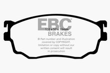 Load image into Gallery viewer, EBC 03-04 Mazda Protege 2.0 Turbo (Mazdaspeed) Greenstuff Front Brake Pads