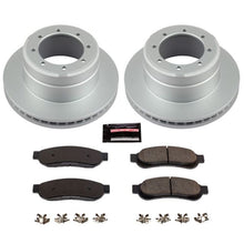 Cargar imagen en el visor de la galería, Power Stop 05-10 Ford F-350 Super Duty Rear Z17 Evolution Geomet Coated Brake Kit