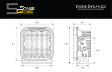 Load image into Gallery viewer, Diode Dynamics SS5 LED Pod Pro - Yellow Flood (Single)