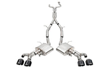 Cargar imagen en el visor de la galería, Corsa 22-25 Cadillac CT4 V Blackwing 3in Active Valve Cat-Back - 4.5in Black Tip
