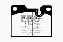 Load image into Gallery viewer, EBC 79-88 Porsche 924 2.0 Turbo Redstuff Rear Brake Pads