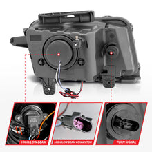 Cargar imagen en el visor de la galería, ANZO 2010-2013 Chevrolet Camaro Projector Headlights w/ Halo Chrome (CCFL)