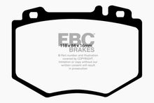 Load image into Gallery viewer, EBC 03-06 Mercedes-Benz CL600 5.5 Twin Turbo Redstuff Front Brake Pads