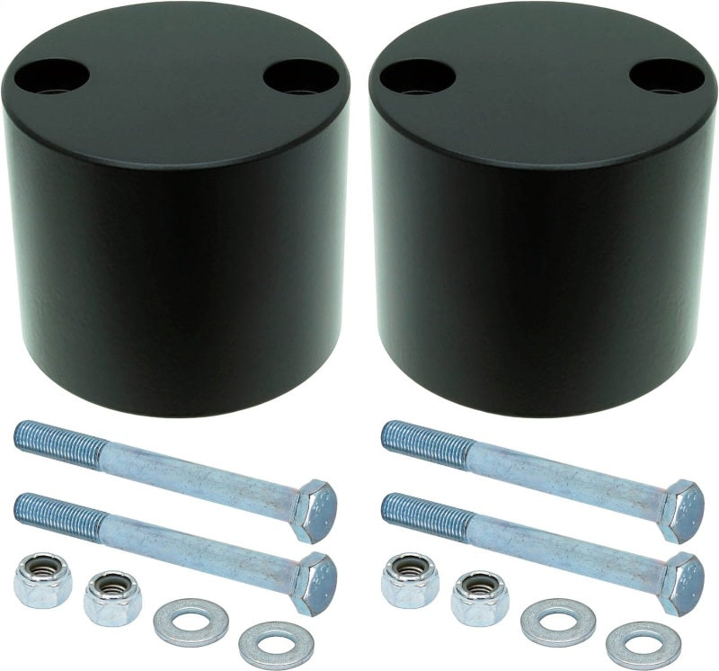 RockJock JK Bump Stop Kit Rear w/ Billet Aluminum Spacers Urethane RockJock Bump Stops Hardware