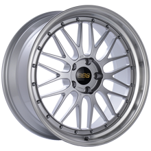 Load image into Gallery viewer, BBS LM 19x8.5 5x120 ET32 Diamond Silver Center Diamond Cut Lip Wheel -82mm PFS/Clip Required