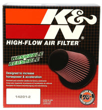 Load image into Gallery viewer, K&amp;N 2-1/8in FLG O/S 4in X 3in 5in H OVAL (4 PER BOX) Universal Clamp-On Air Filter