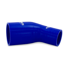 Load image into Gallery viewer, Mishimoto Silicone Reducer Coupler 45 Degree 1.75in to 2.5in - Blue