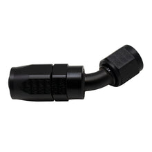 Cargar imagen en el visor de la galería, DeatschWerks 6AN Female Swivel 45-Degree Hose End CPE - Anodized Matte Black