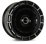 Vossen HF-9 22x11 - 5x112 - ET30 - 66.56 - Deep - Gloss Black Polished Wheel