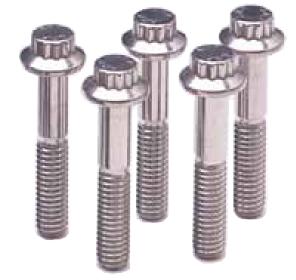 ARP 7/16 Inch -20x1.000in UHL 12pt Black Oxide Bolts (5/pkg)