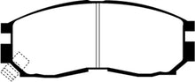 Cargar imagen en el visor de la galería, EBC 95-99 Chrysler Sebring Coupe 2.0 Yellowstuff Front Brake Pads