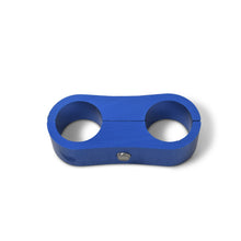 Load image into Gallery viewer, Russell Hose Separator For -6 Braided Hose Blue Anodize (2 Pack)