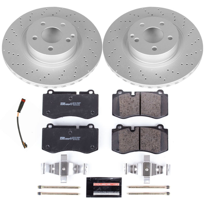 Power Stop 07-08 Mercedes-Benz CL550 Front Euro-Stop Brake Kit