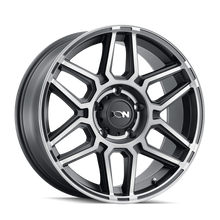 Load image into Gallery viewer, ION Type 146 20x9 / 6x135 BP / 0mm Offset / 87.1mm Hub Matte Black W/Machined Dart Tint Wheel