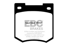 Cargar imagen en el visor de la galería, EBC 67-70 Ford Cortina 1.6 Greenstuff Front Brake Pads