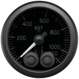 Autometer Stack 52mm 0-1100 Deg C Pro-Control Exhaust Gas Temp Gauge - Black