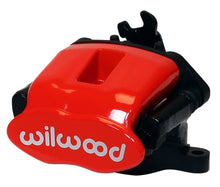 Cargar imagen en el visor de la galería, Wilwood Caliper-Combination Parking Brake-Pos 1-L/H-Red 34mm piston .81in Disc