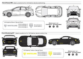 Whiteline Decal Kits 10 Pk Yellow