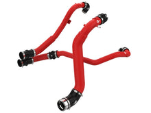 Cargar imagen en el visor de la galería, aFe BladeRunner Aluminum Hot and Cold Charge Pipe Kit Red Ford F-150 24-26 V6-2.7L (tt)