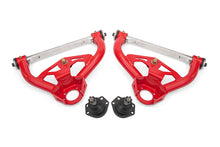 Cargar imagen en el visor de la galería, BMR 78-87 GM G-Body Non-Adjustable Upper A-Arms Delrin Std Ball Joint - Red