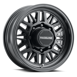 Raceline 451B Ryno TR Trailer 13x4.5in / 5X4.5 BP / 0mm Offset / 3.19mm Bore - Satin Black