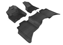Cargar imagen en el visor de la galería, 3D MAXpider 09-12 Dodge Ram 1500 Crew Cab / 2500 / 3500 Crew Cab Kagu Black Full Set (1 EYELET)