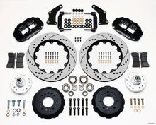 Cargar imagen en el visor de la galería, Wilwood Narrow Superlite 6R Front Hub Kit 14.00in Drilled Large GM 57-70 Drop Spindle