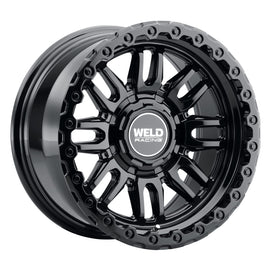 Weld Off-Road Swift 17x9in - 8x170 BP - ET-12 - 125.1mm CB - Gloss Black Wheel & Ring