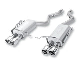 Borla 2014 Chevy Corvette C7 ZO6 S/C w/o AFM w/o NPP S-Type Rear Section Exhaust Dual Rd Rolled Tips