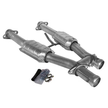 Cargar imagen en el visor de la galería, BBK 79-93 Mustang 5.0 Short Mid H Pipe With Catalytic Converters 2-1/2 For BBK Long Tube Headers