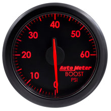 Cargar imagen en el visor de la galería, Autometer Airdrive 2-1/6in Boost Gauge 0-60 PSI - Black