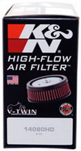 Cargar imagen en el visor de la galería, K&amp;N Replacement Air Filter 4in ID x 5.25in OD x 2in Height