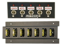 Cargar imagen en el visor de la galería, Moroso Toggle Switch Panel - Dash Mount - 2in x 5.5in - Five On/Off Switches