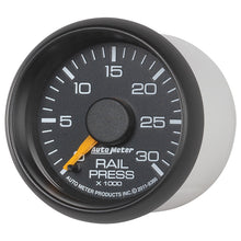 Load image into Gallery viewer, Autometer Factory Match 52.4mm Digital Stepper Motor 0-30,000 PSI Diesel Fuel Rail Pressure Gauge