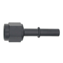 Cargar imagen en el visor de la galería, DeatschWerks 6AN Female Flare Swivel to 5/16in Male EFI Quick Disconnect - Anodized Matte Black