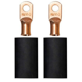 Moroso 5/16in Dia Stud 1 GA Wire Crimp/Solder Battery Cable Terminal Kit (2 Pack)