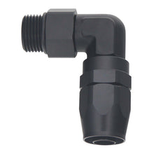 Cargar imagen en el visor de la galería, DeatschWerks 10AN ORB Female Swivel 90-Degree Hose End CPE - Anodized Matte Black