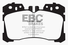 Cargar imagen en el visor de la galería, EBC 07+ Lexus LS460 4.6 Greenstuff Front Brake Pads