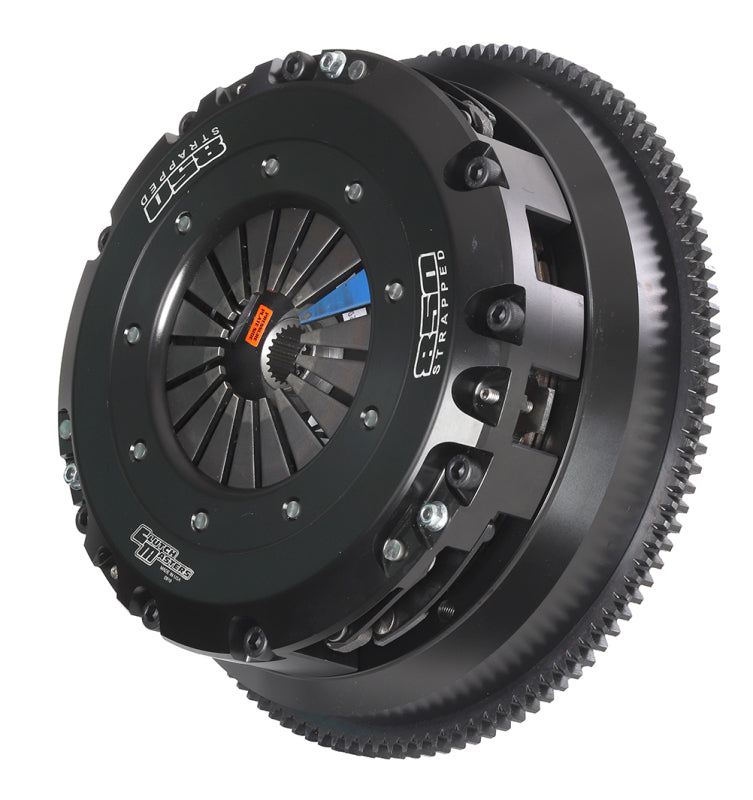 Clutch Masters 10-17 Audi S4 B8 Supercharged FX850 Strapped Twin Disc Clutch Kit w/ Steel Flywheel