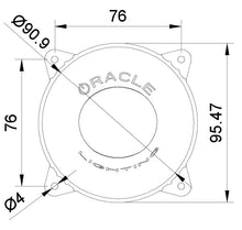 Cargar imagen en el visor de la galería, Oracle 95mm 15W High Beam LED Emitter - 6000K