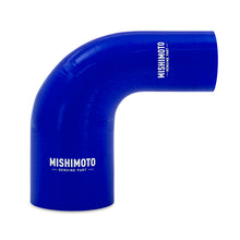 Cargar imagen en el visor de la galería, Mishimoto Silicone Reducer Coupler 90 Degree 1.75in to 2.5in - Blue