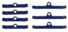 Cargar imagen en el visor de la galería, Moroso Chevrolet Big Block Valve Cover Hold Downs - Steel - Blue Powder Coat - Set of 7
