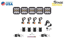 Cargar imagen en el visor de la galería, Diode Dynamics SS5 Pro Universal CrossLink 5-Pod Lightbar - White Driving